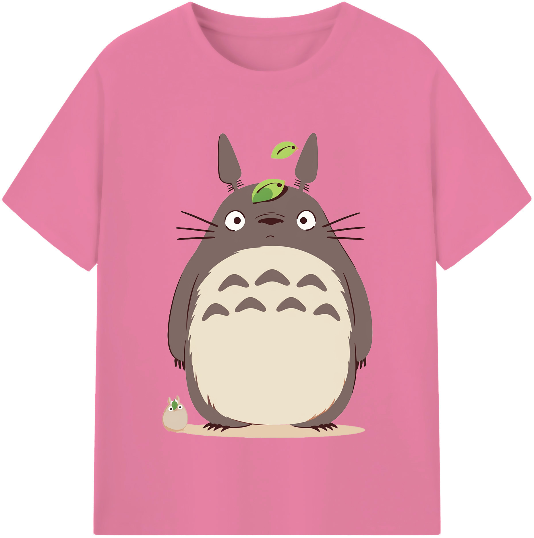 （画像用） となりのトトロ 草壁メイ 草壁サツキ My Neighbor Totoro Satsuki Kusakabe Mei Kusakabe 綿100％半袖Tシャツ（フロントプリント）
